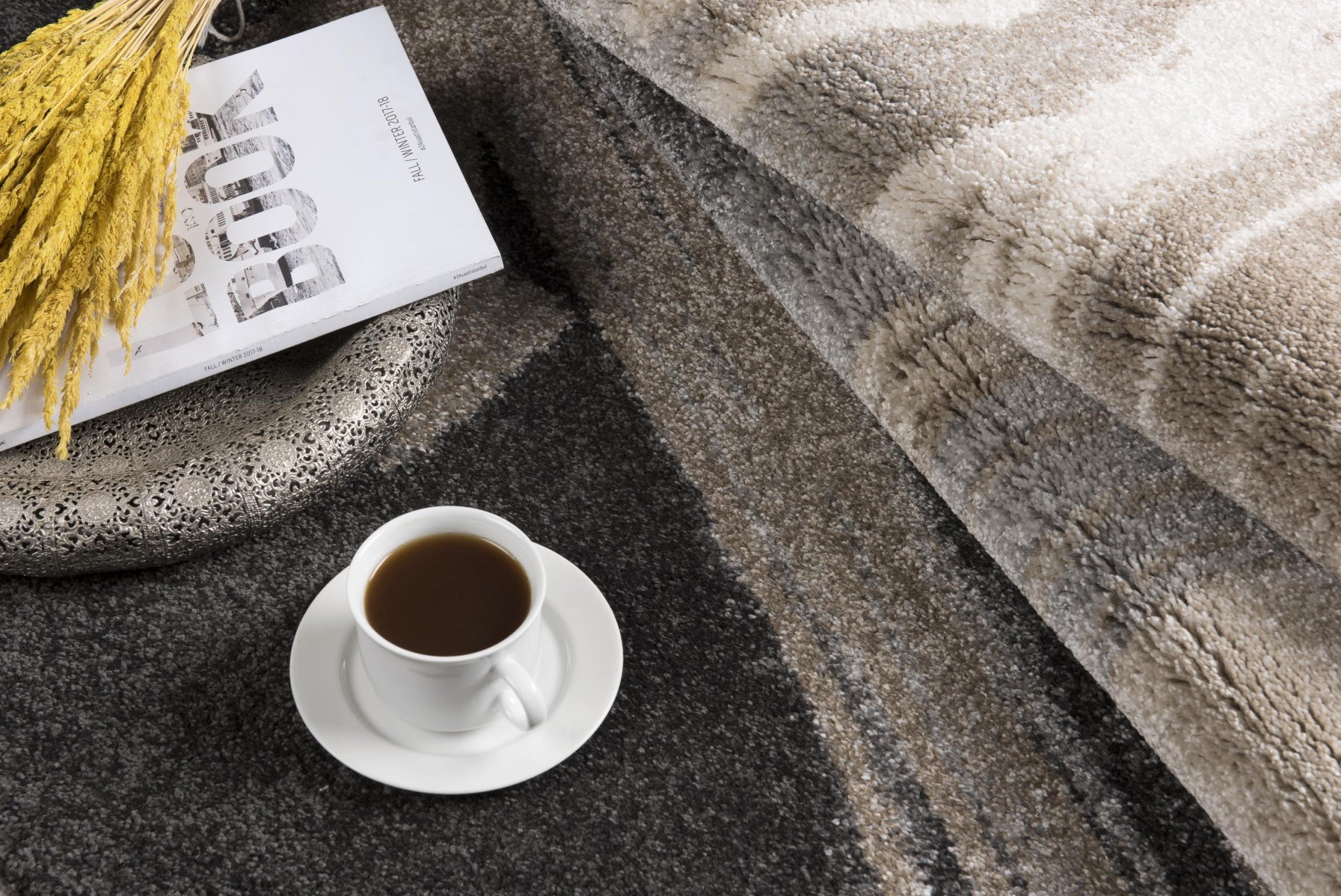 8' X 10' Gray Abstract Power Loom Area Rug-Area Rugs-DECOROLALA