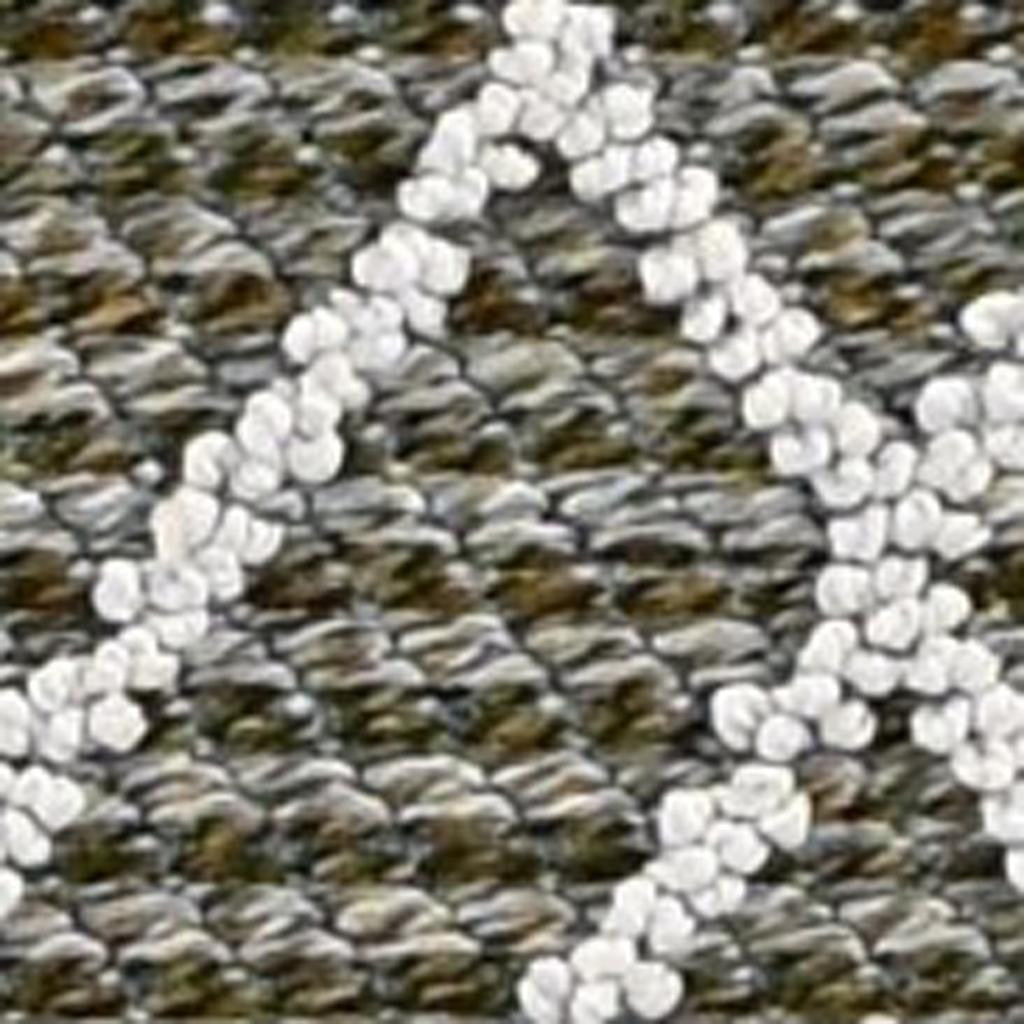 8' X 10' Gray Geometric Indoor Outdoor Area Rug-Outdoor Rugs-DECOROLALA