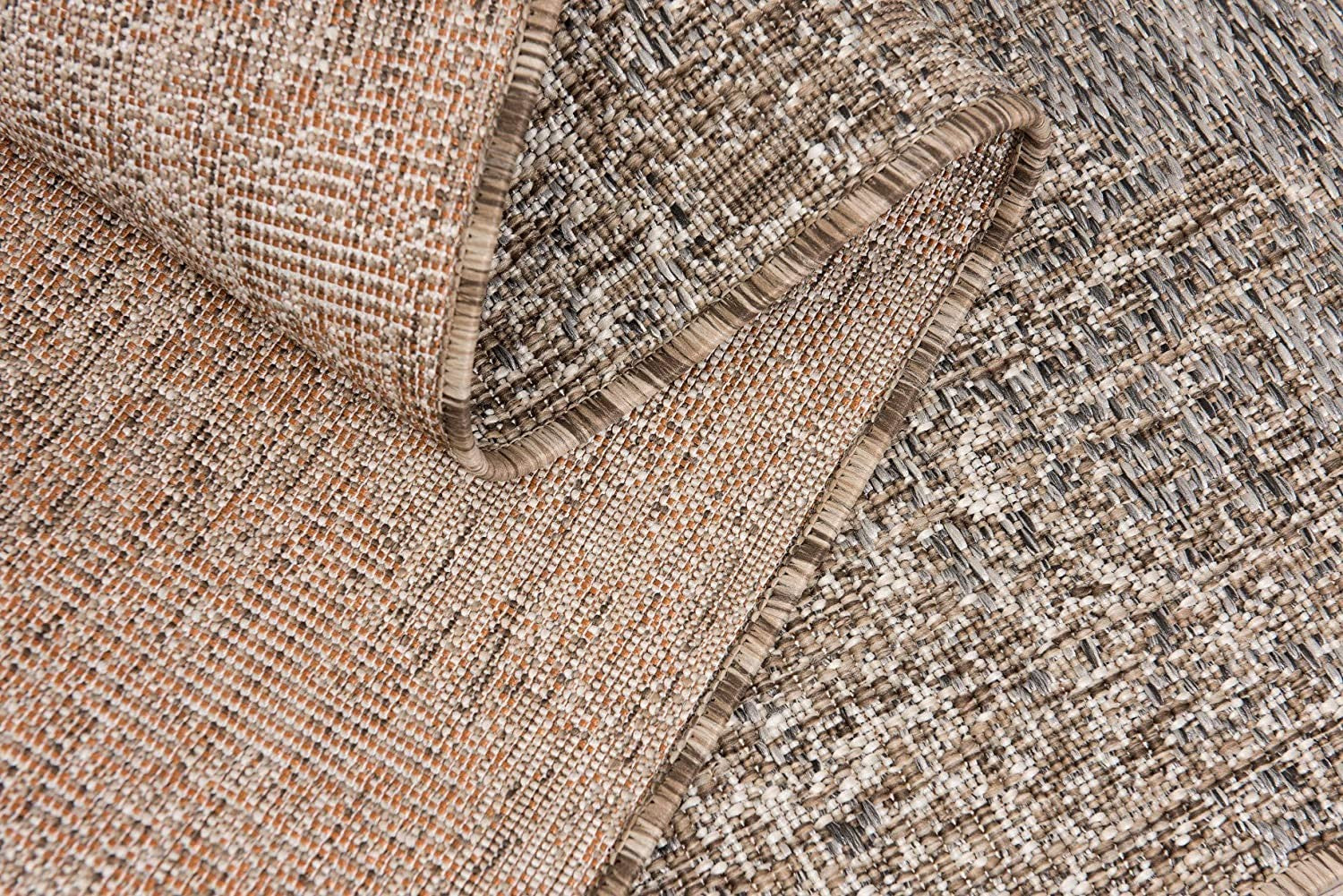 8' X 10' Gray and Ivory Abstract Area Rug-Area Rugs-DECOROLALA