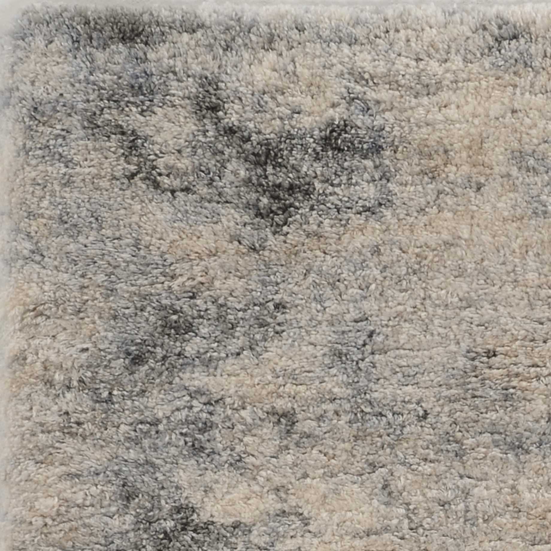 8' X 10' Ivory And Blue Abstract Area Rug-Area Rugs-DECOROLALA