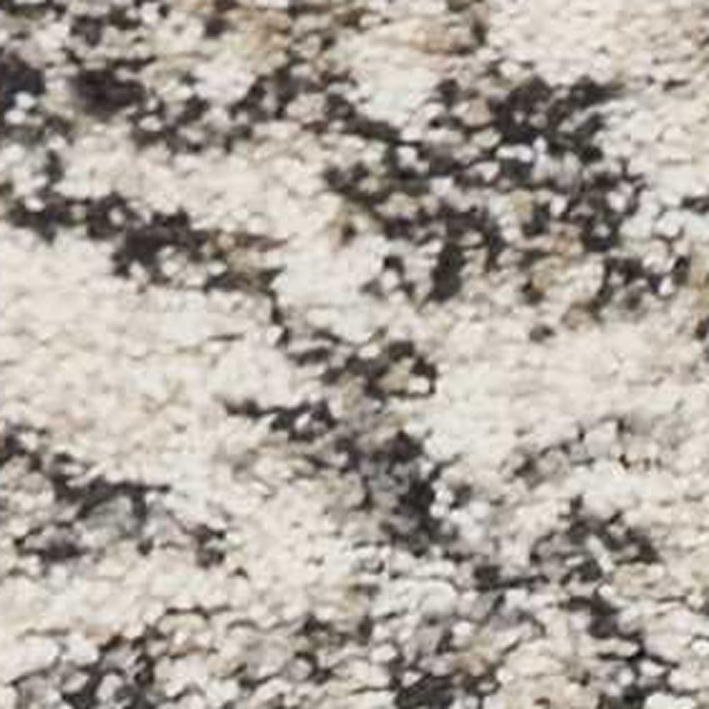 8' X 10' Ivory And Brown Floral Medallion Distressed Area Rug-Area Rugs-DECOROLALA