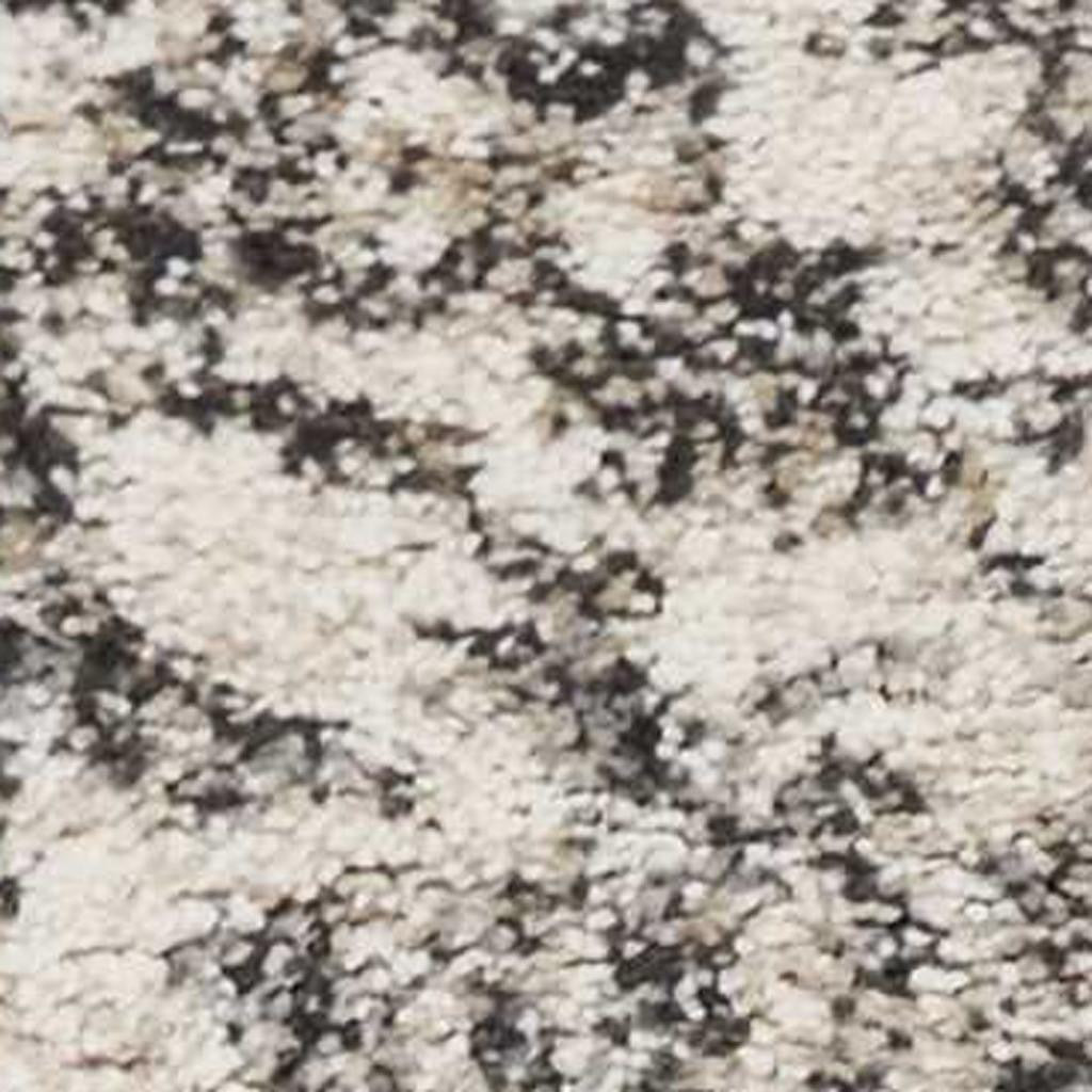 8' X 10' Ivory And Brown Floral Medallion Distressed Area Rug-Area Rugs-DECOROLALA