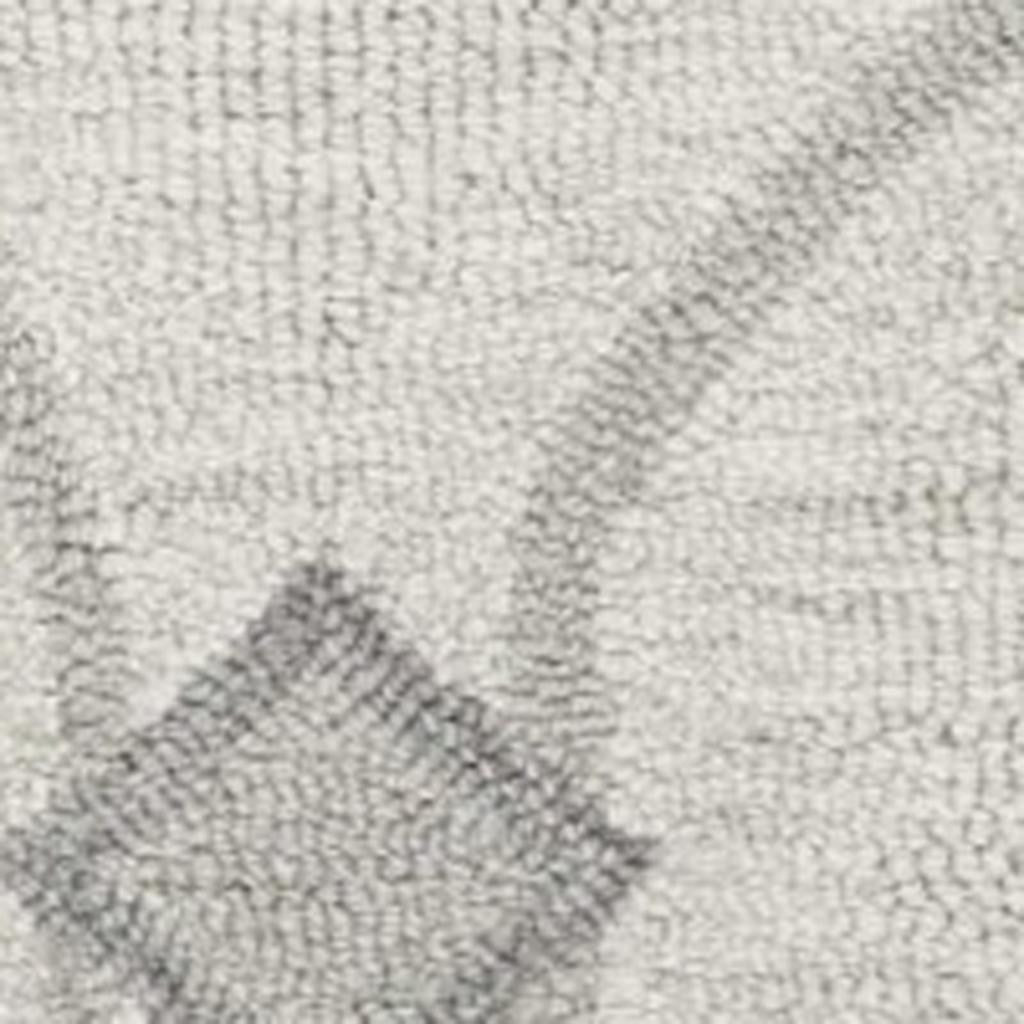 8' X 10' Ivory And Gray Wool Ogee Hand Tufted Area Rug-Area Rugs-DECOROLALA