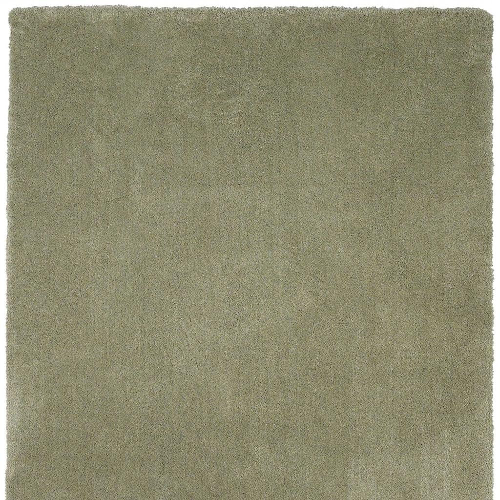 8' X 10' Sage Shag Hand Woven Area Rug-Area Rugs-DECOROLALA