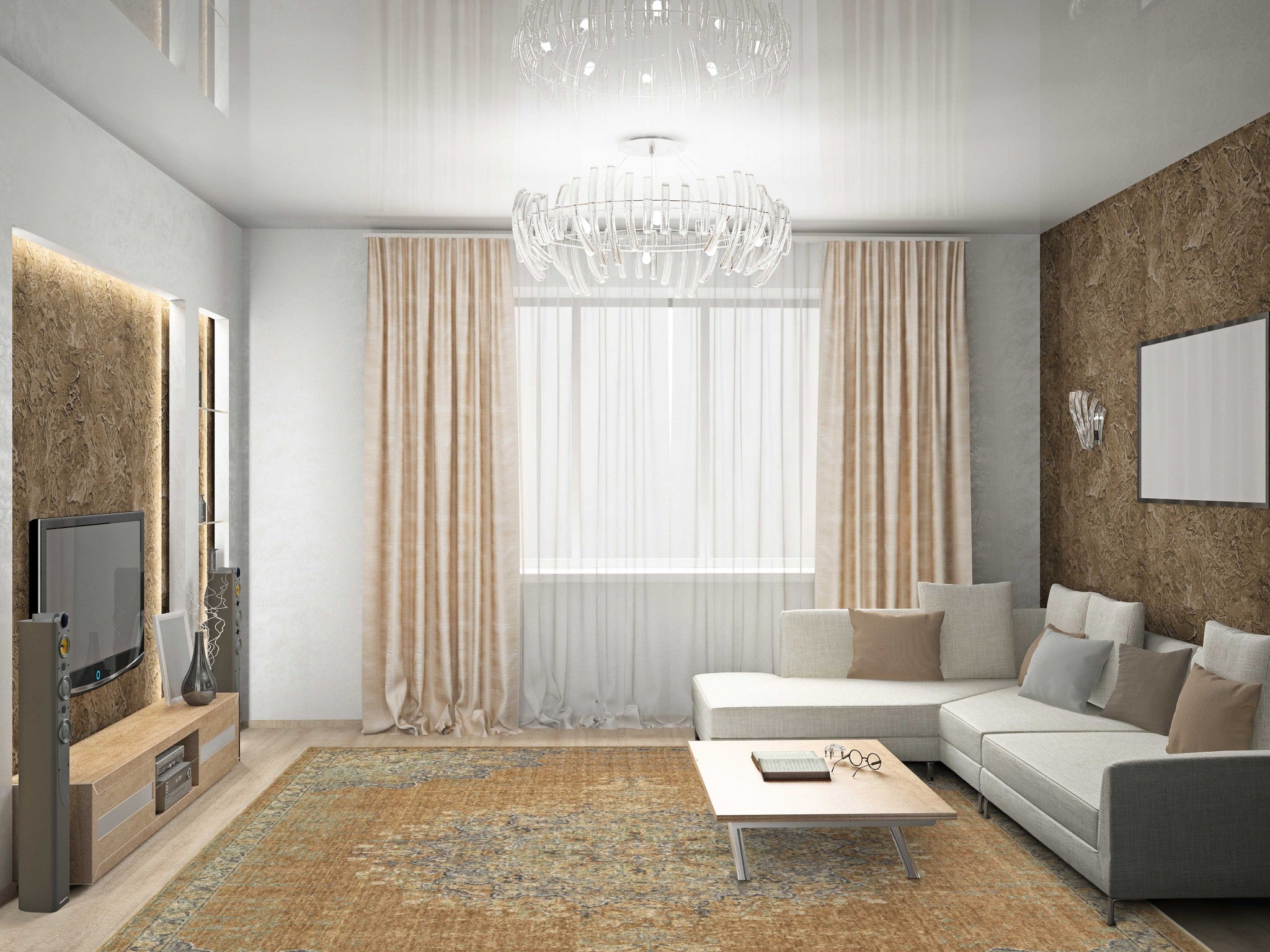 8' X 10' Sage Shag Hand Woven Area Rug-Area Rugs-DECOROLALA