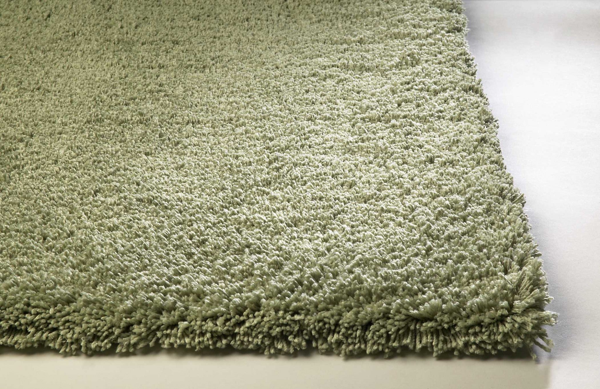 8' X 10' Sage Shag Hand Woven Area Rug-Area Rugs-DECOROLALA