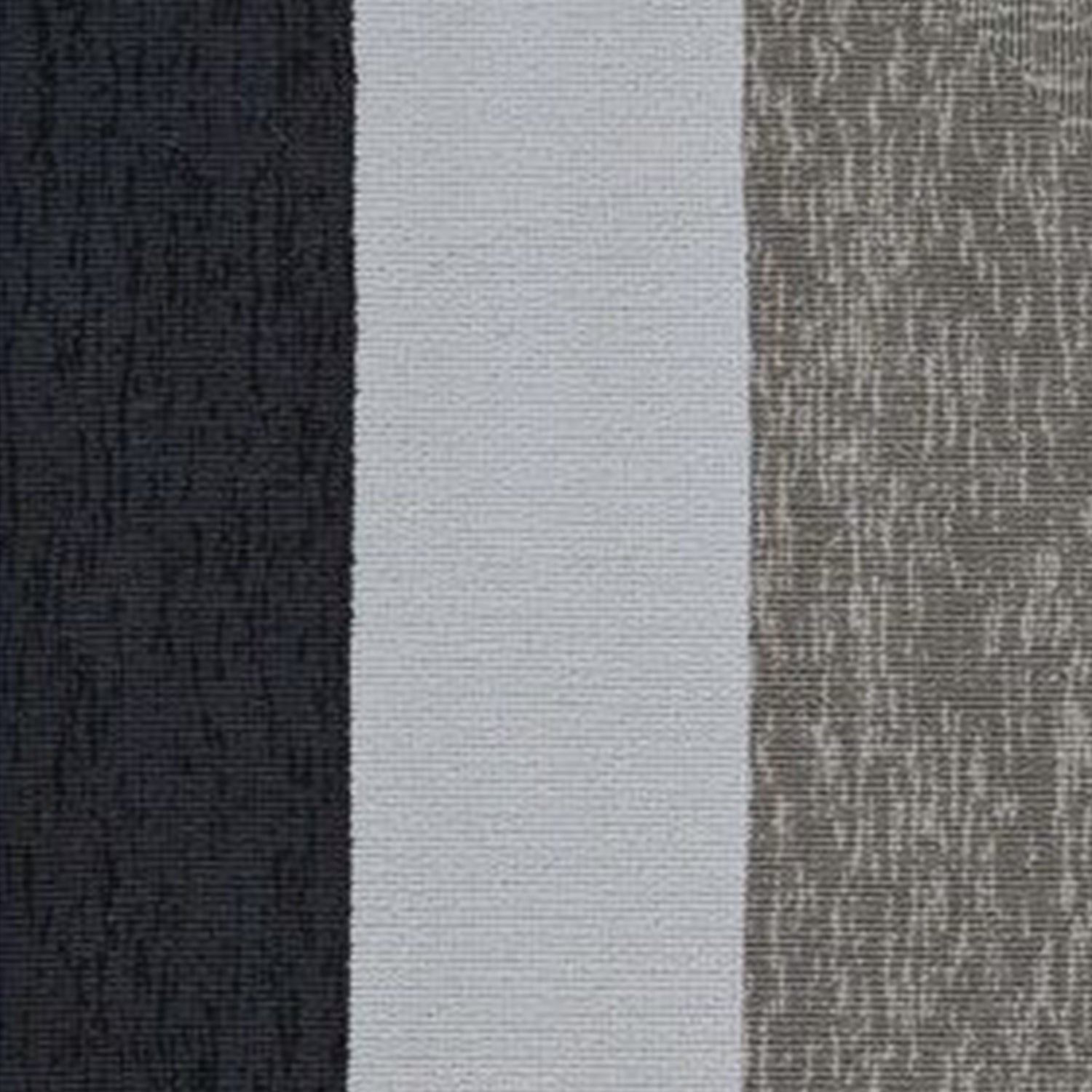 8' X 11' Black And Gray Geometric Hand Hooked Area Rug-Area Rugs-DECOROLALA