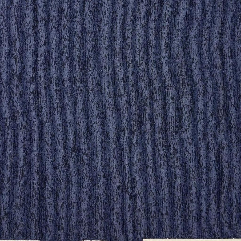 8' X 11' Blue And Ivory Geometric Hand Hooked Area Rug-Area Rugs-DECOROLALA