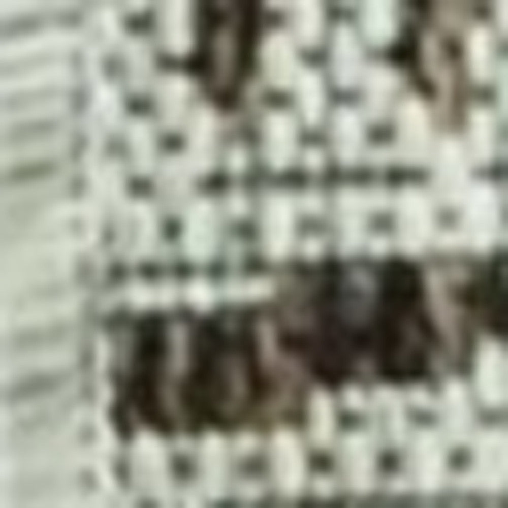 8' X 11' Brown And Ivory Geometric Area Rug-Area Rugs-DECOROLALA