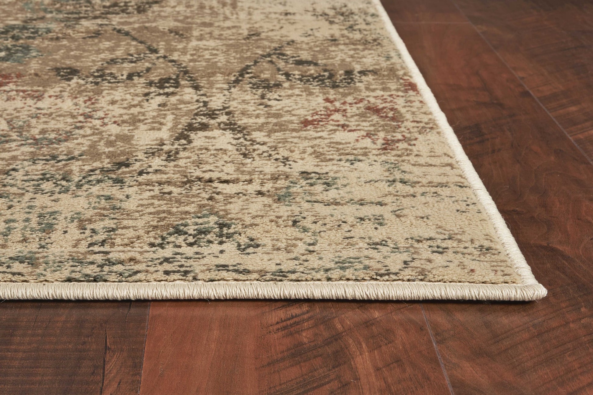 8' X 11' Champagne And Beige Damask Area Rug-Area Rugs-DECOROLALA