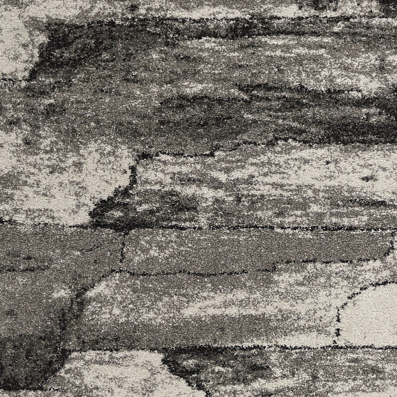 8' X 11' Gray Abstract Area Rug-Area Rugs-DECOROLALA