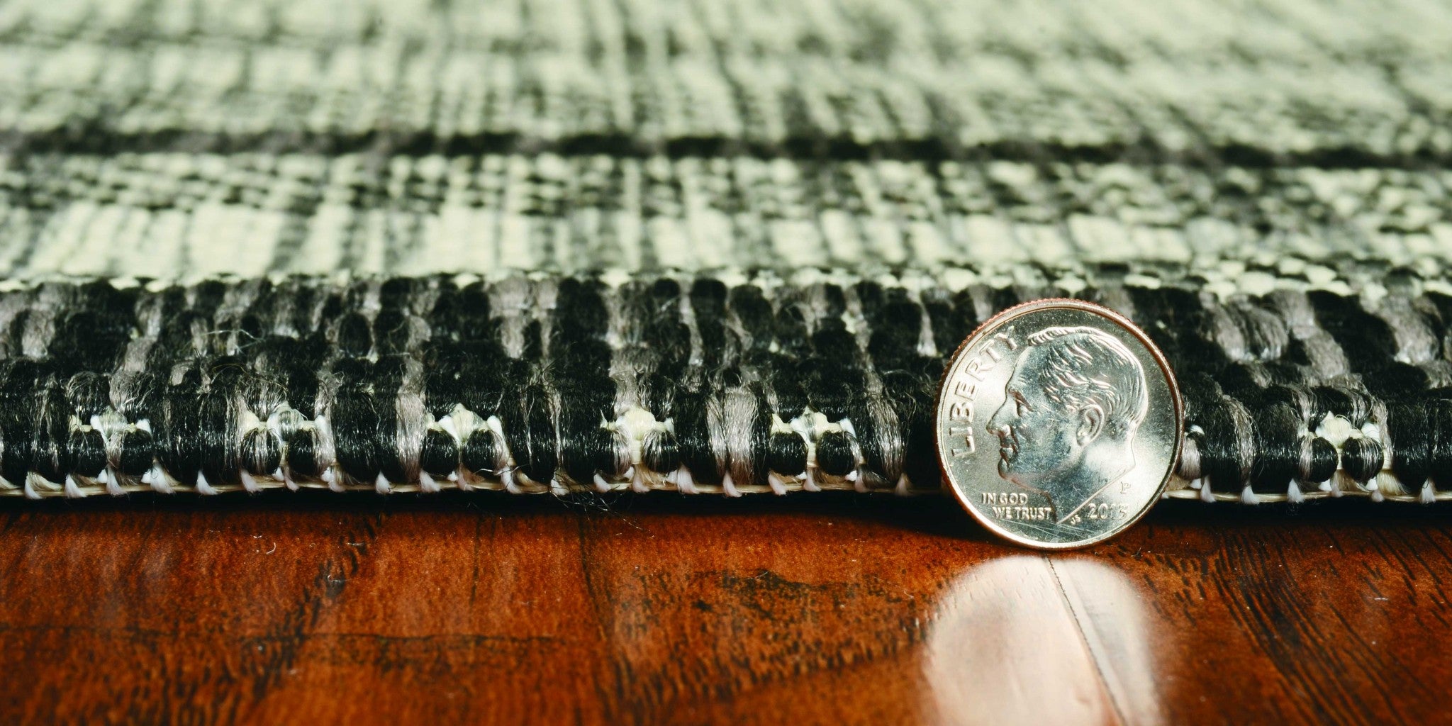 8' X 11' Gray Striped Indoor Outdoor Area Rug-Outdoor Rugs-DECOROLALA