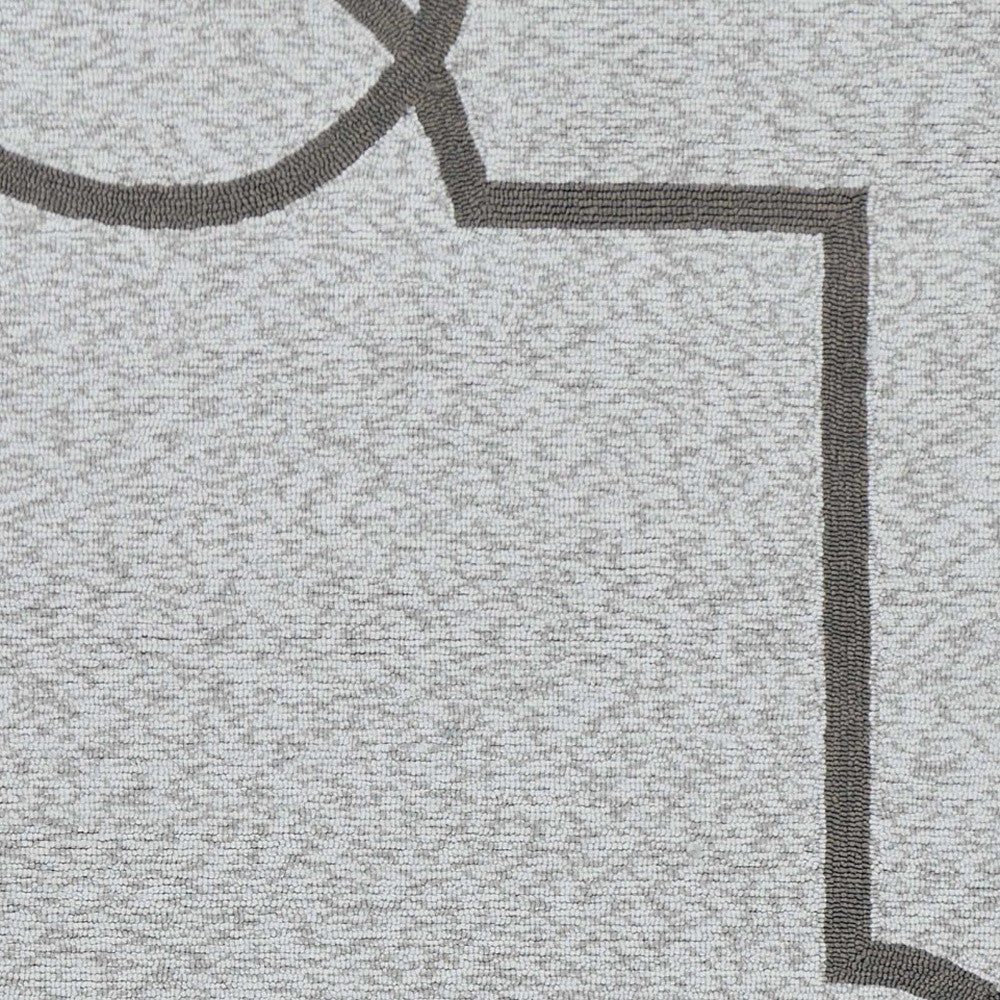 8' X 11' Ivory Indoor Outdoor Area Rug-Outdoor Rugs-DECOROLALA