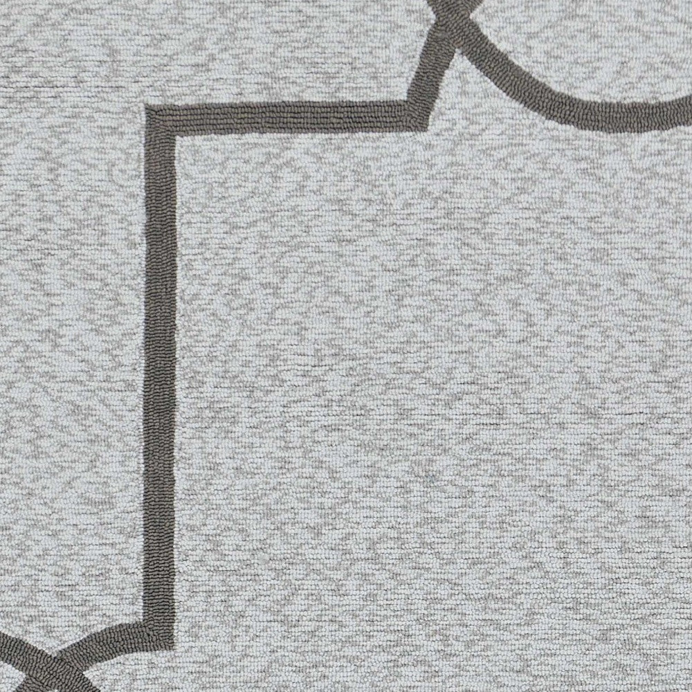 8' X 11' Ivory Indoor Outdoor Area Rug-Outdoor Rugs-DECOROLALA