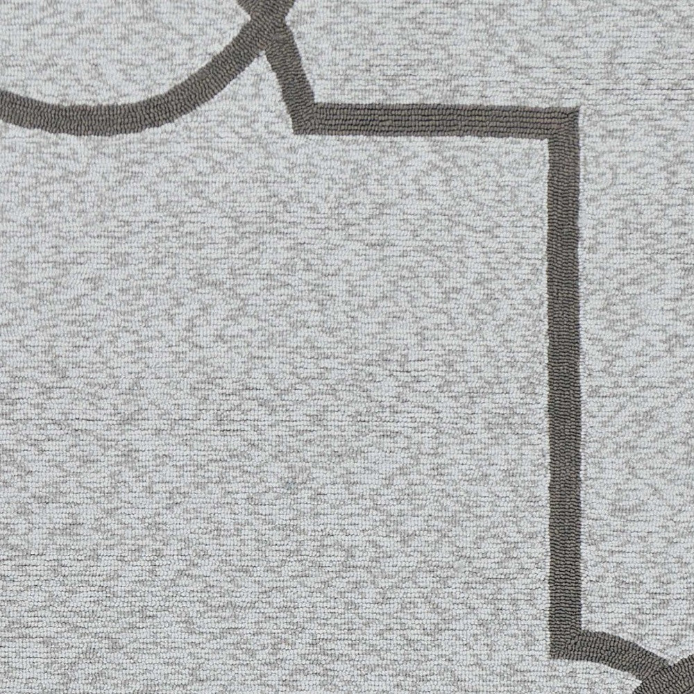 8' X 11' Ivory Indoor Outdoor Area Rug-Outdoor Rugs-DECOROLALA