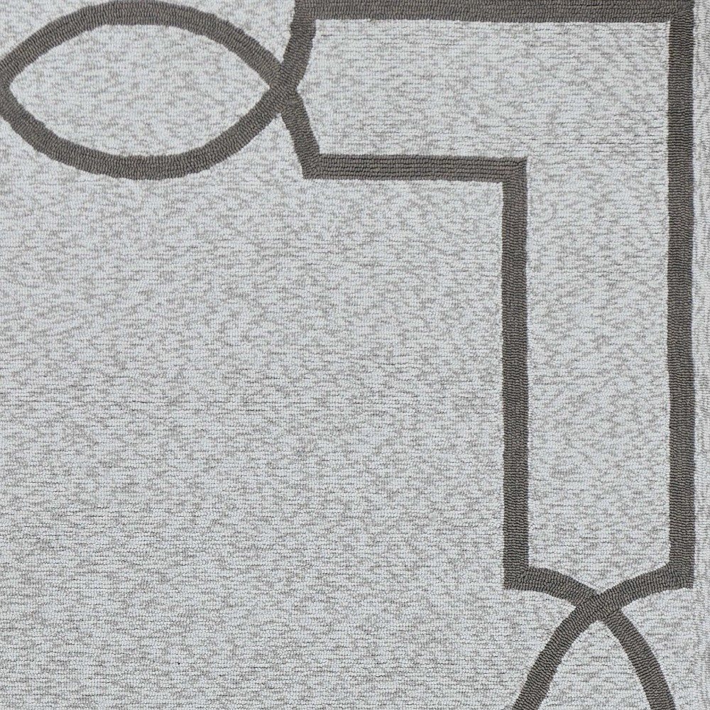 8' X 11' Ivory Indoor Outdoor Area Rug-Outdoor Rugs-DECOROLALA