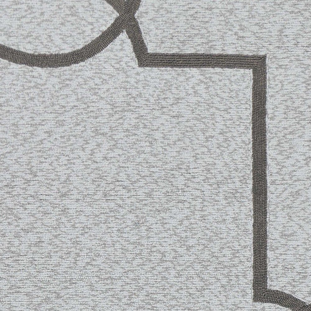 8' X 11' Ivory Indoor Outdoor Area Rug-Outdoor Rugs-DECOROLALA