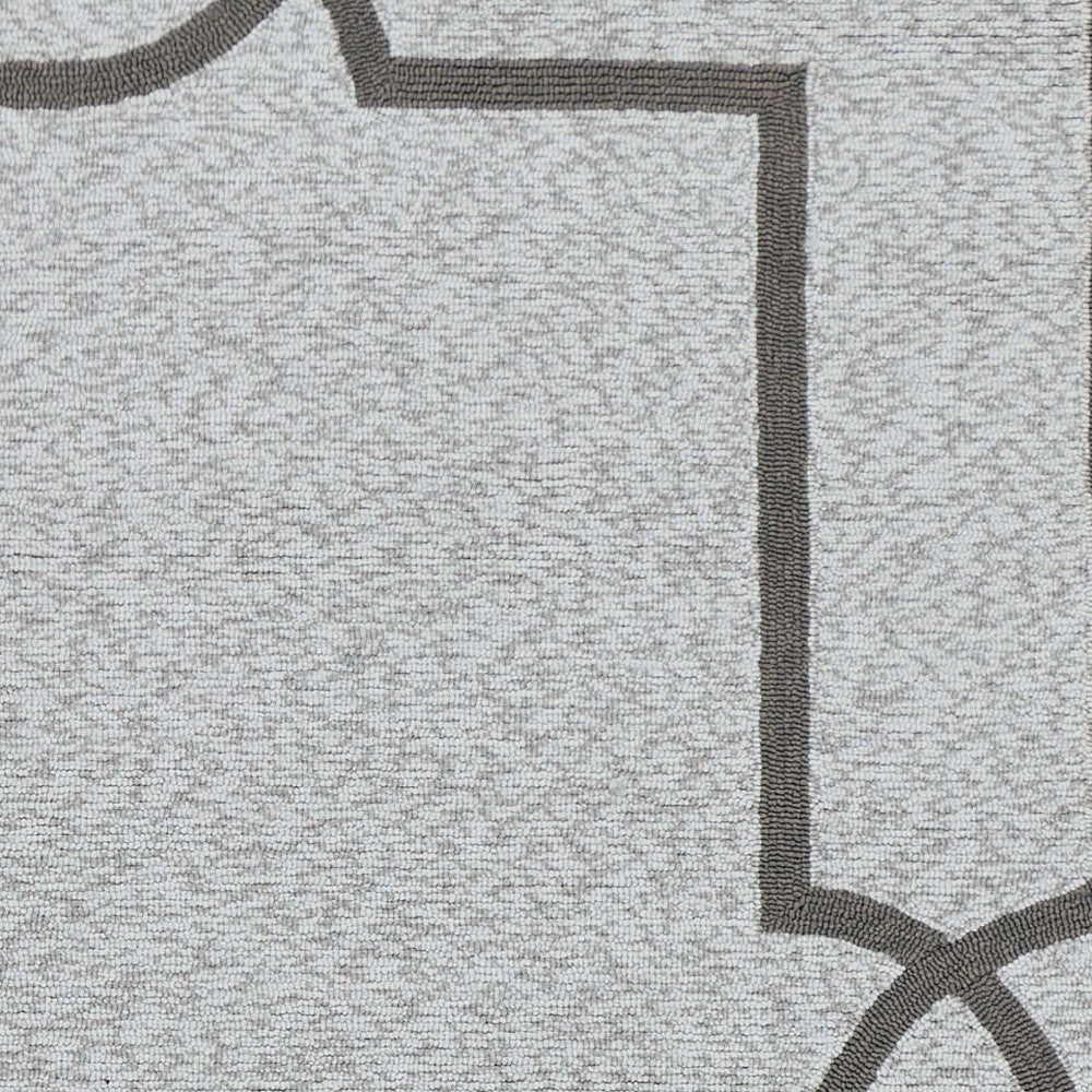 8' X 11' Ivory Indoor Outdoor Area Rug-Outdoor Rugs-DECOROLALA