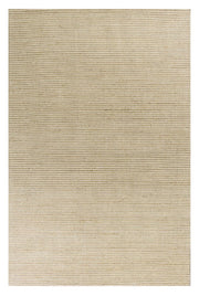 8' X 11' Tan And Ivory Hand Woven Area Rug-Area Rugs-DECOROLALA