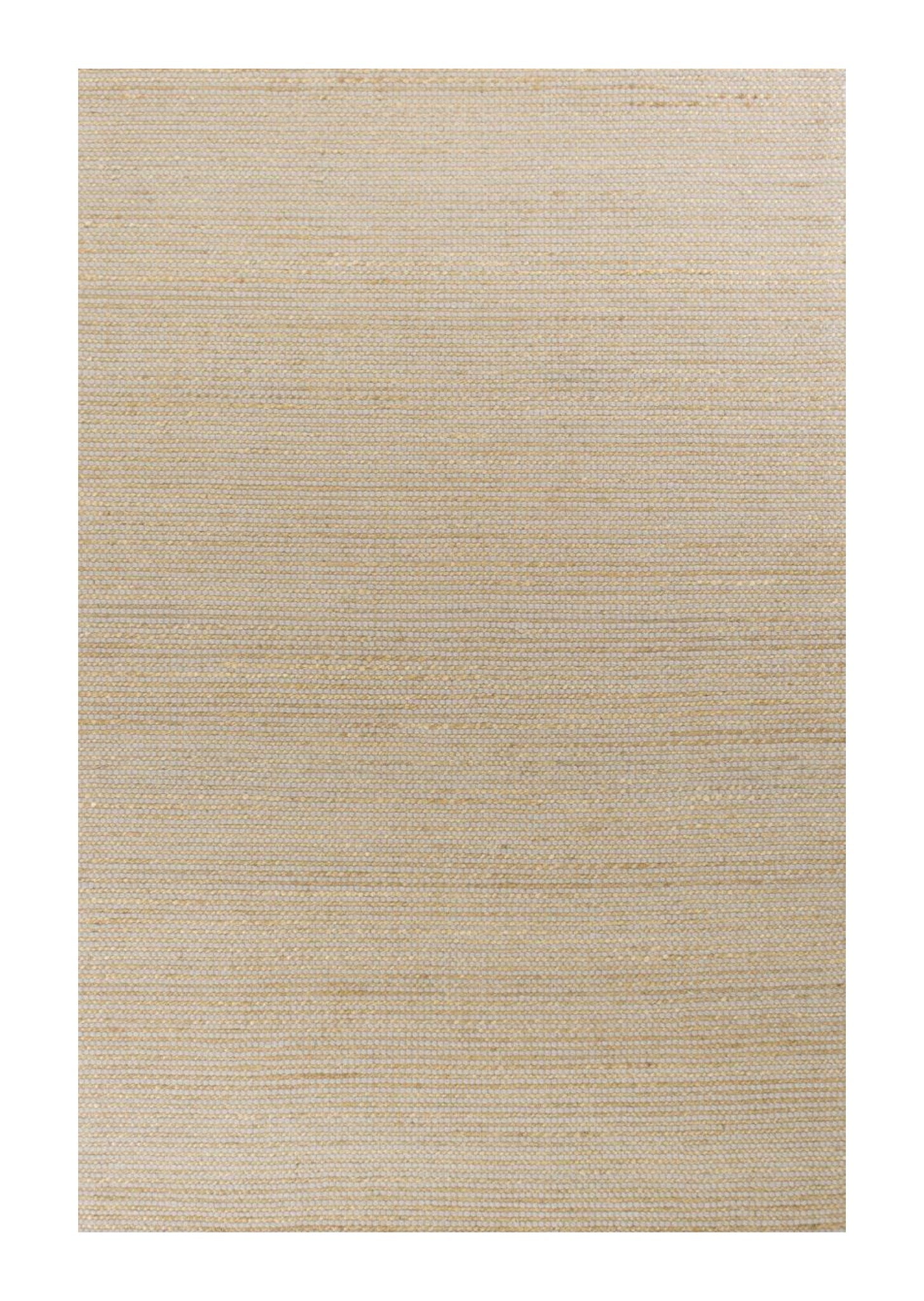 8' X 11' Tan And Ivory Wool Hand Woven Area Rug-Area Rugs-DECOROLALA