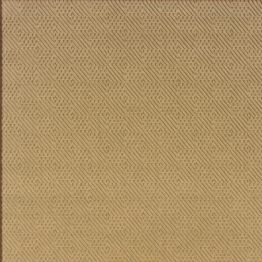 8' X 13' Beige Indoor Outdoor Area Rug-Outdoor Rugs-DECOROLALA