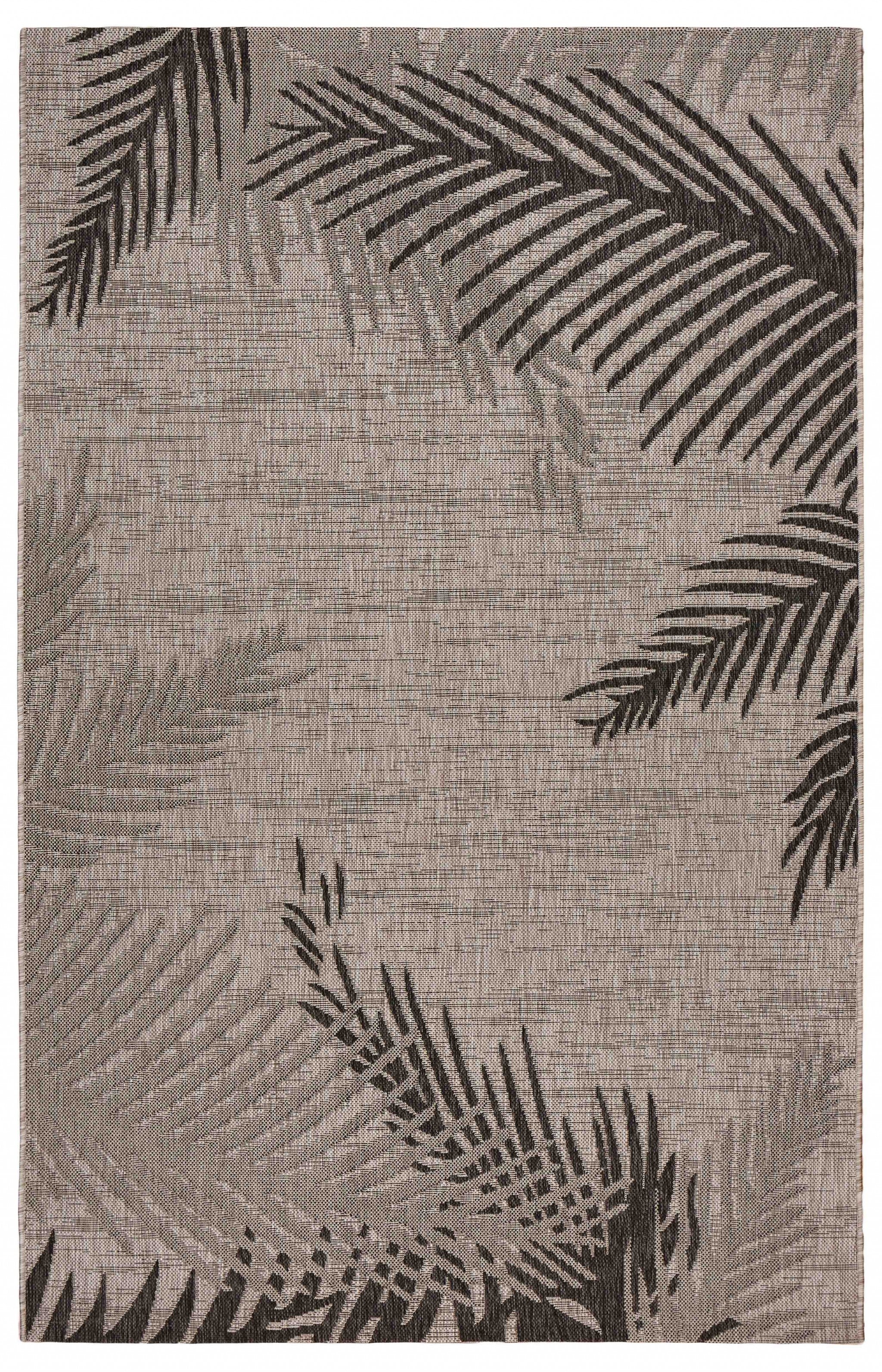 8' X 9' Beige Indoor Outdoor Area Rug-Outdoor Rugs-DECOROLALA