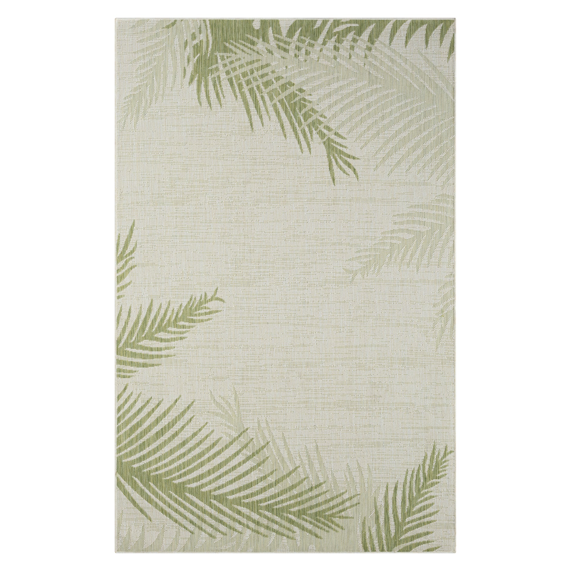 8' X 9' Beige Indoor Outdoor Area Rug-Outdoor Rugs-DECOROLALA