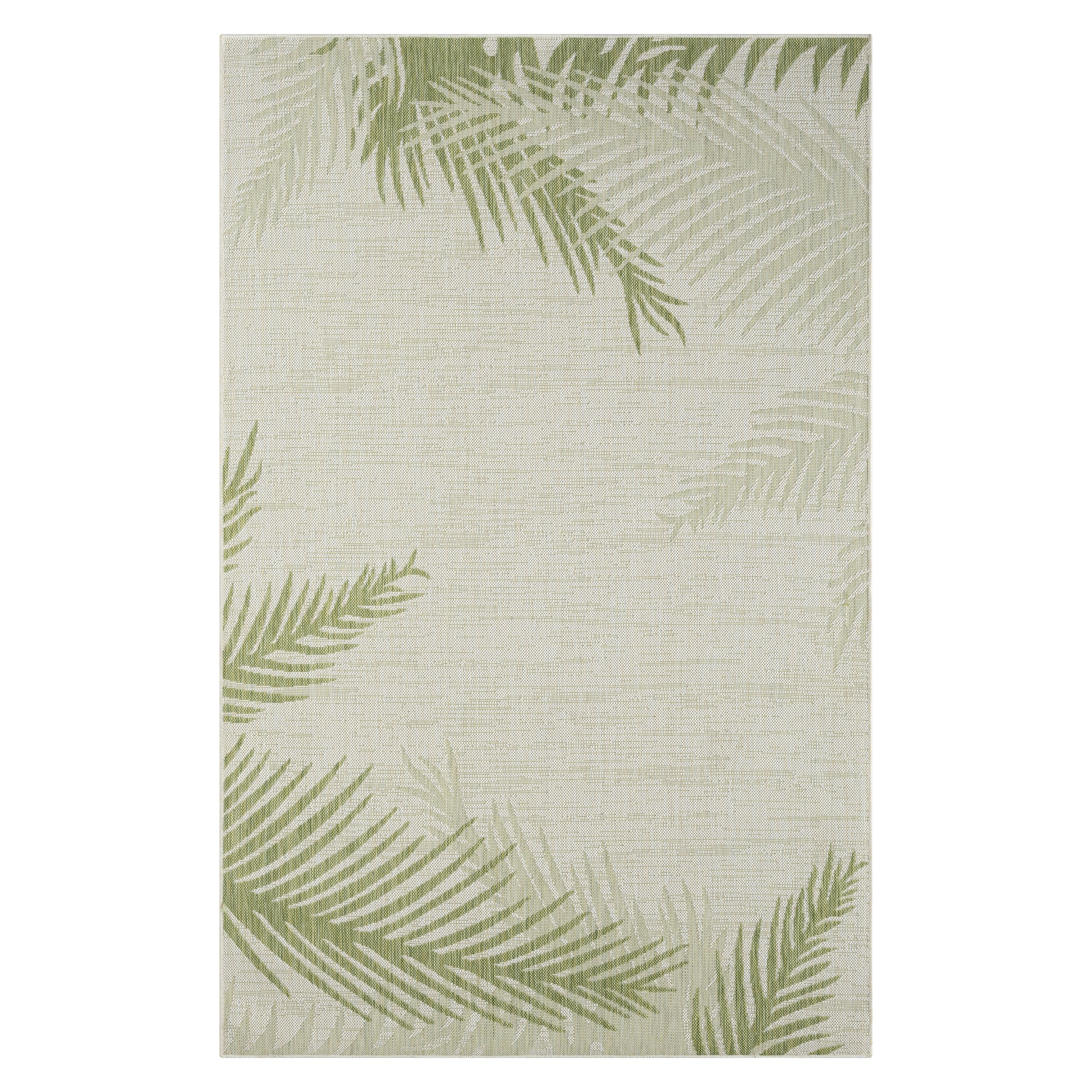 8' X 9' Beige Indoor Outdoor Area Rug-Outdoor Rugs-DECOROLALA