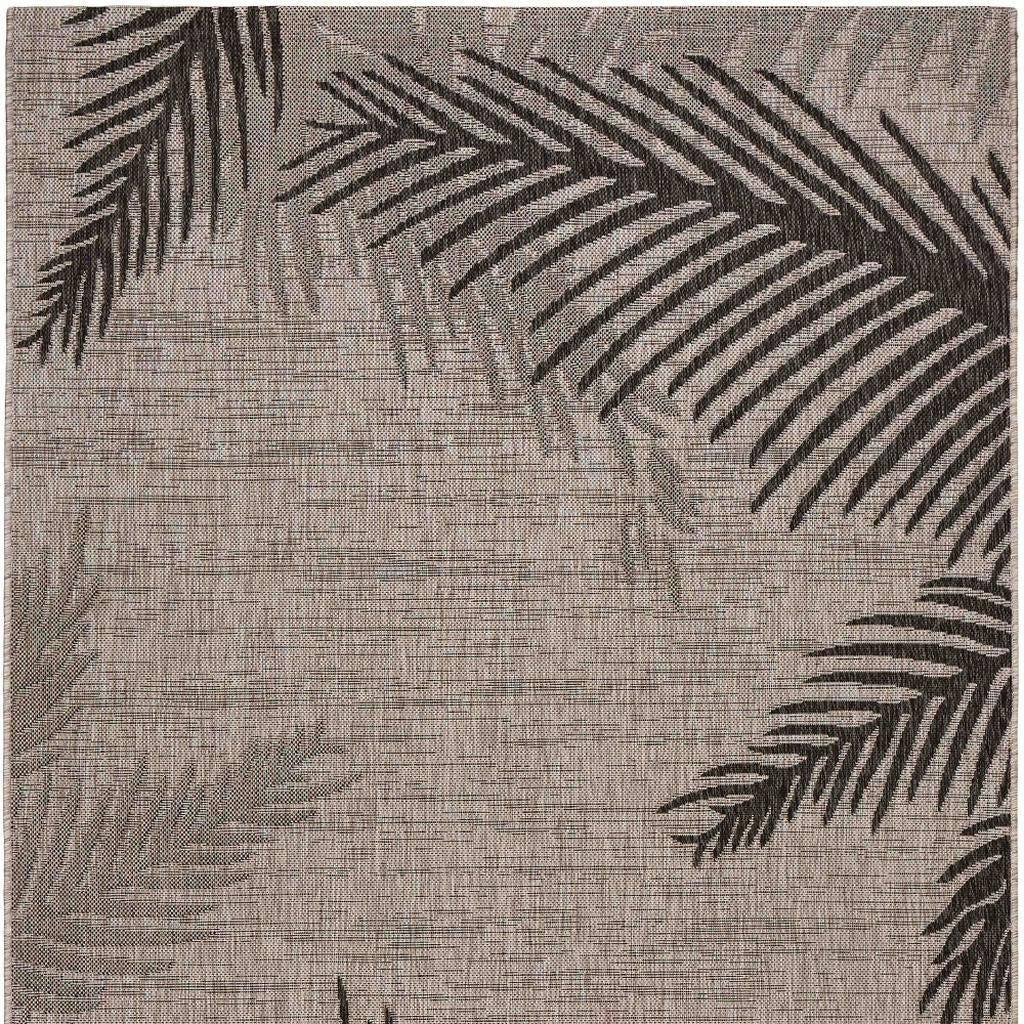 8' X 9' Beige Indoor Outdoor Area Rug-Outdoor Rugs-DECOROLALA