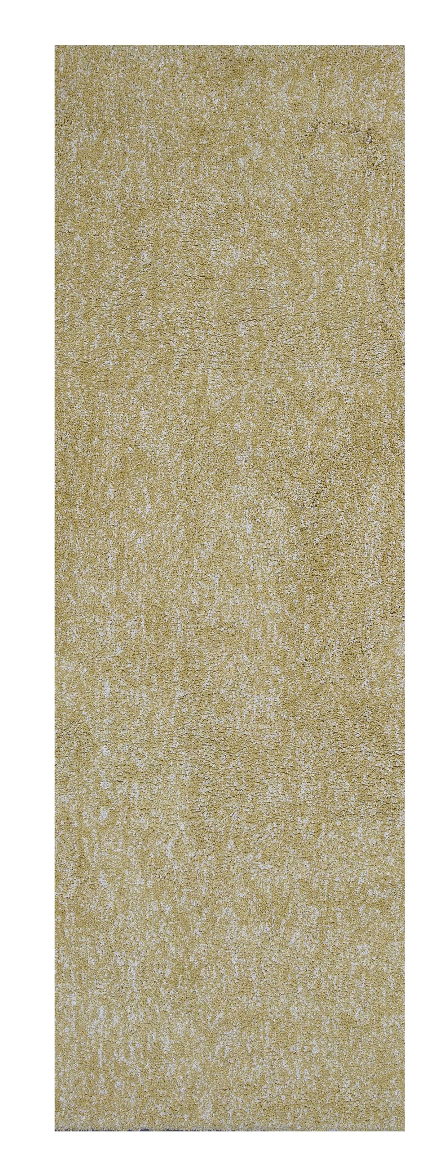 8' Yellow Hand Woven Round Rug-Area Rugs-DECOROLALA