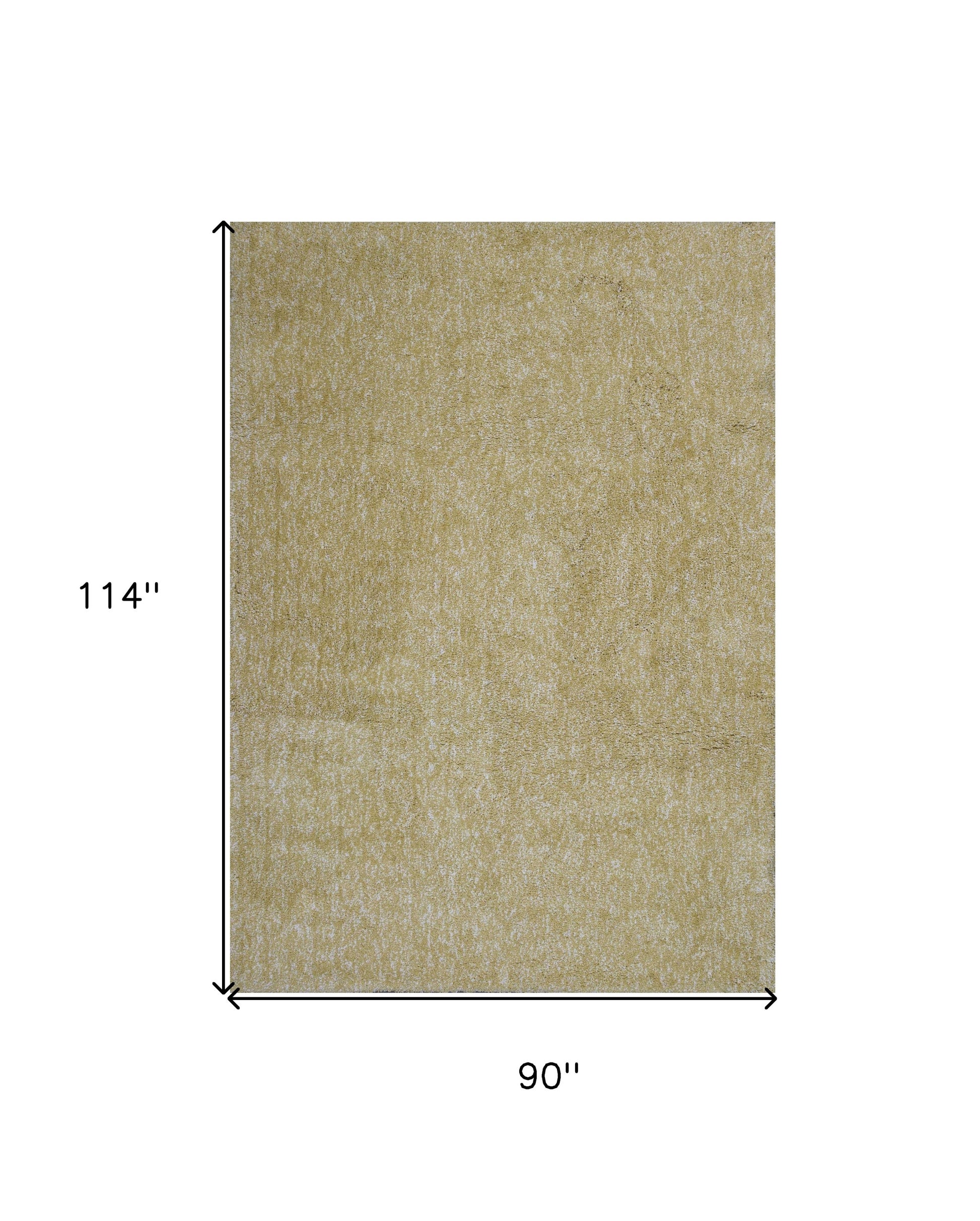 8' Yellow Hand Woven Round Rug-Area Rugs-DECOROLALA