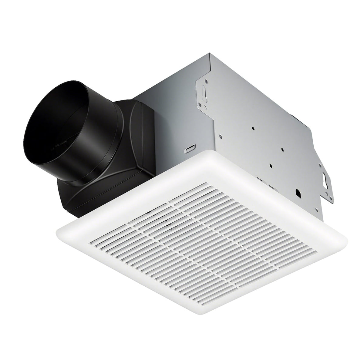 80 CFM Ceiling Mount Bathroom Exhaust Fan with Metal Housing and 4 Inches Duct-Ventilation Fans-DECOROLALA