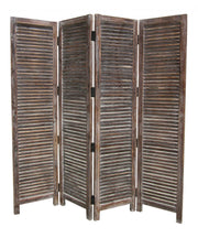 80 X 84 Brown Wood Screen-Room Dividers-DECOROLALA