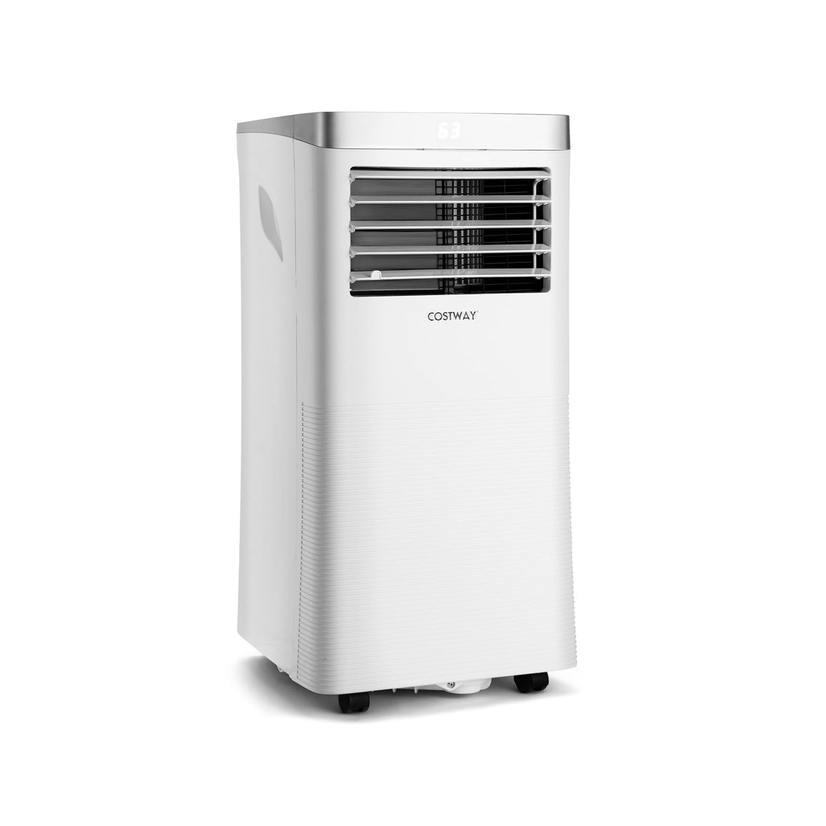 8000 BTU 3-in-1 Portable Air Conditioner with Remote Control-White-Portable Air Conditioners-DECOROLALA