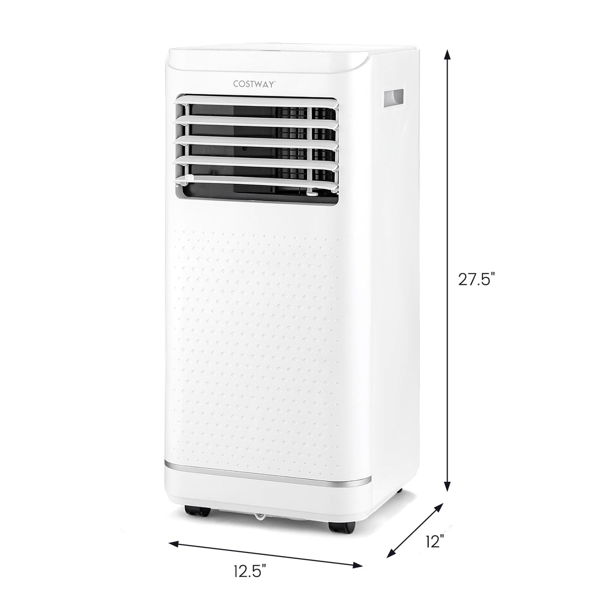 8000 BTU Portable Air Conditioner with Dehumidifier and Fan Mode-Portable Air Conditioners-DECOROLALA