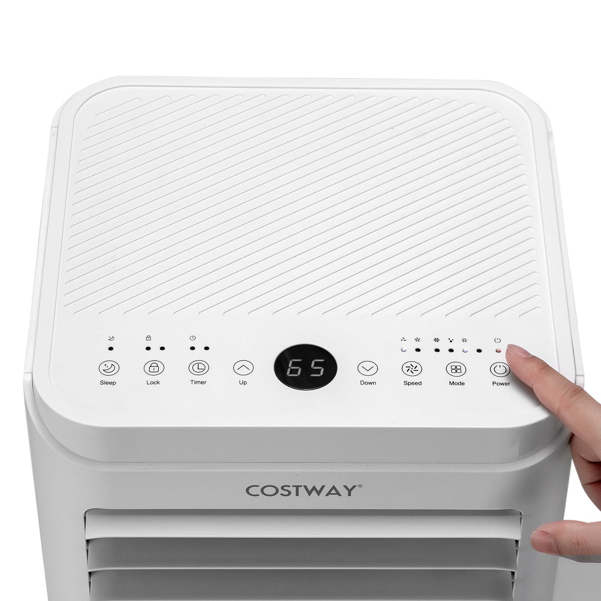 8000 BTU Portable Air Conditioner with Dehumidifier and Fan Mode-Portable Air Conditioners-DECOROLALA