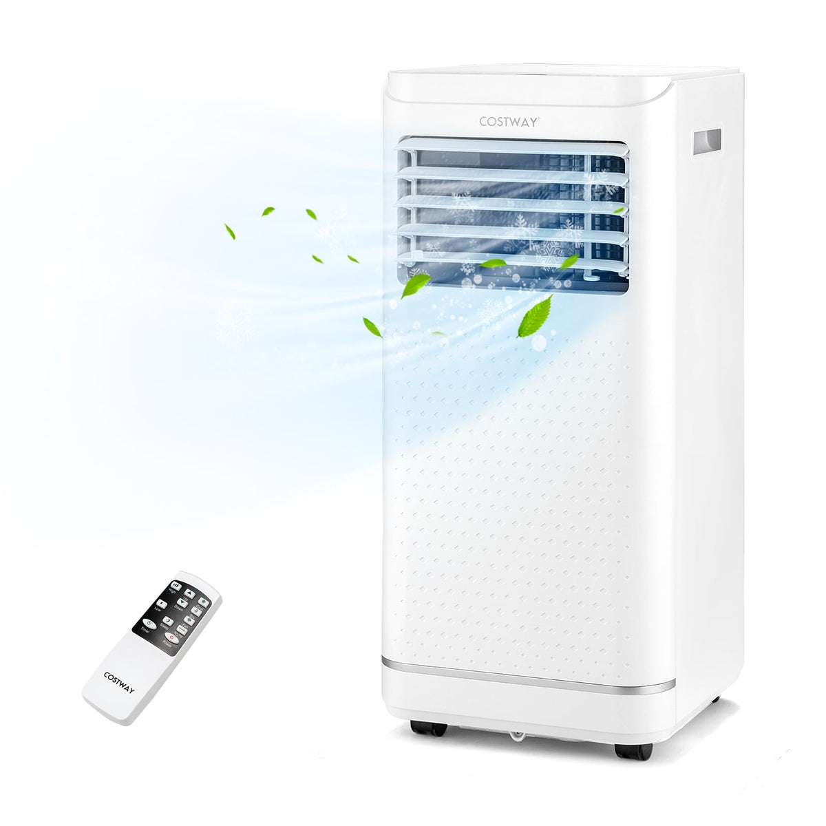 8000 BTU Portable Air Conditioner with Dehumidifier and Fan Mode-Portable Air Conditioners-DECOROLALA