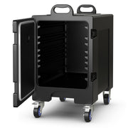 81 Quart Capacity End-loading Insulated Food Pan Carrier with Wheels-Food Warmers & Burners-DECOROLALA