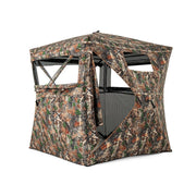 82 Inch Tall Hunting Blind 270° One Way See Through Ground Tent for 3-4 People-Tents-DECOROLALA