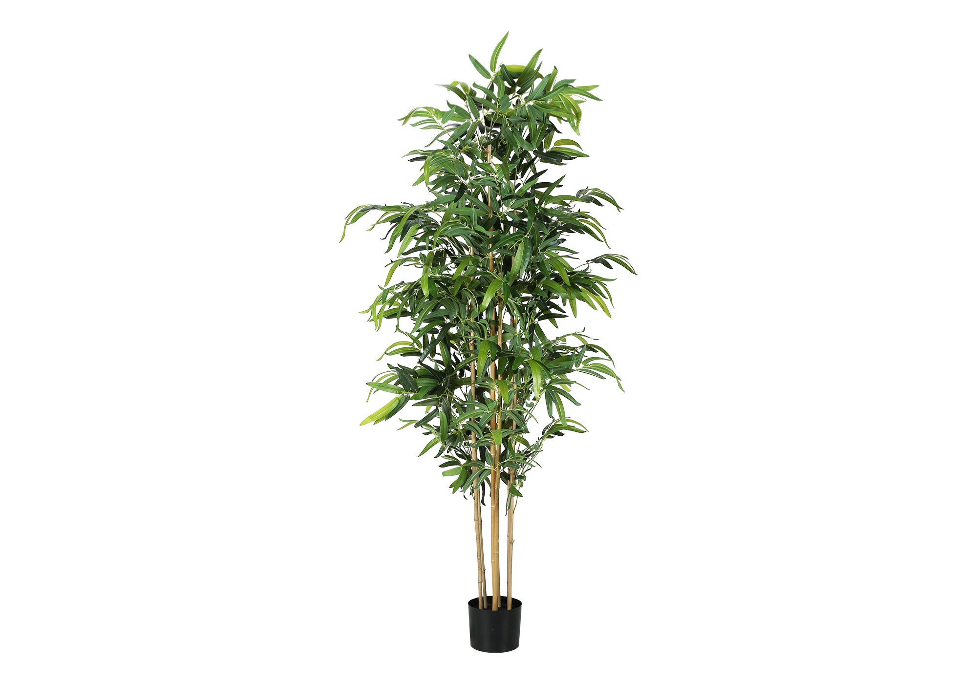 83"H Artificial Bamboo Tree Indoor Plant 8" Pot-Artificial Plant-DECOROLALA