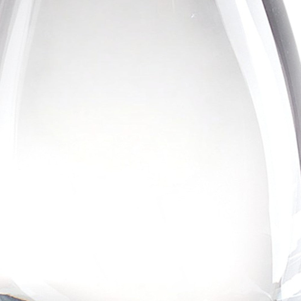 9" Clear Oval Lead Free Crystal Table Vase-Vases-DECOROLALA