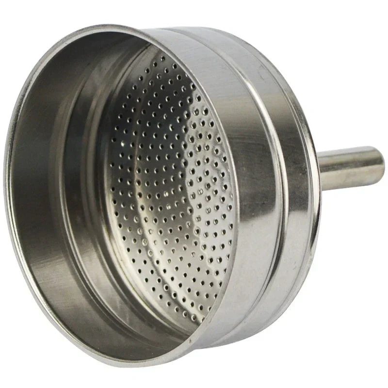 9 Cup Stainless Steel Coffee Maker Moka Pot Stovetop Espresso Maker Silver-Espresso Machine-DECOROLALA