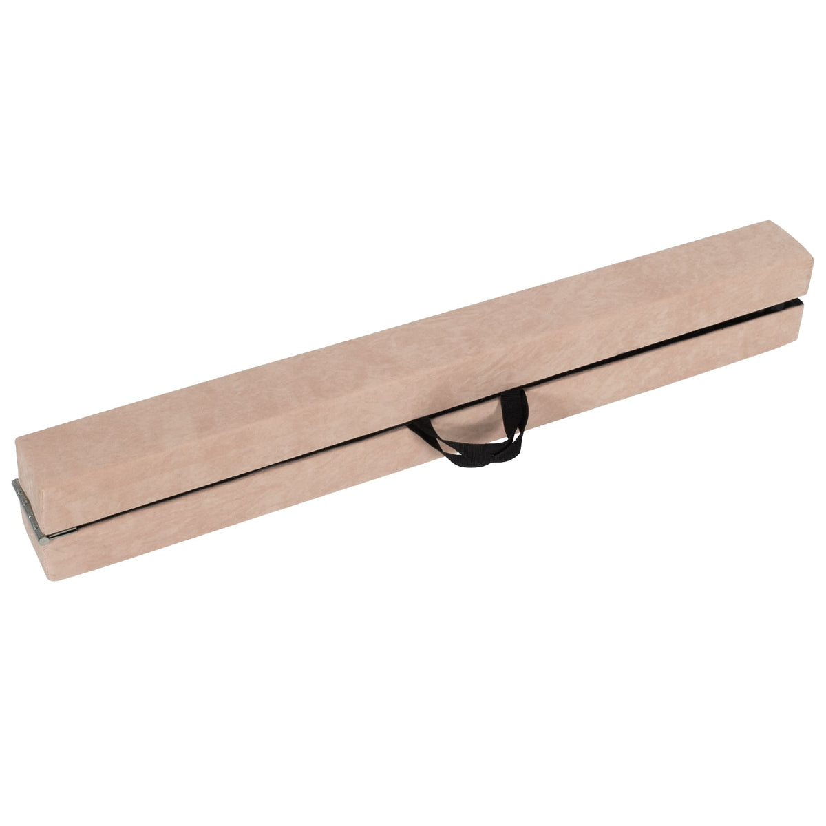 9 FT Folding Gymnastics Balance Beam with Anti-slip Base and Pine Wood Frame-Brown-Yoga & Gym Mats-DECOROLALA