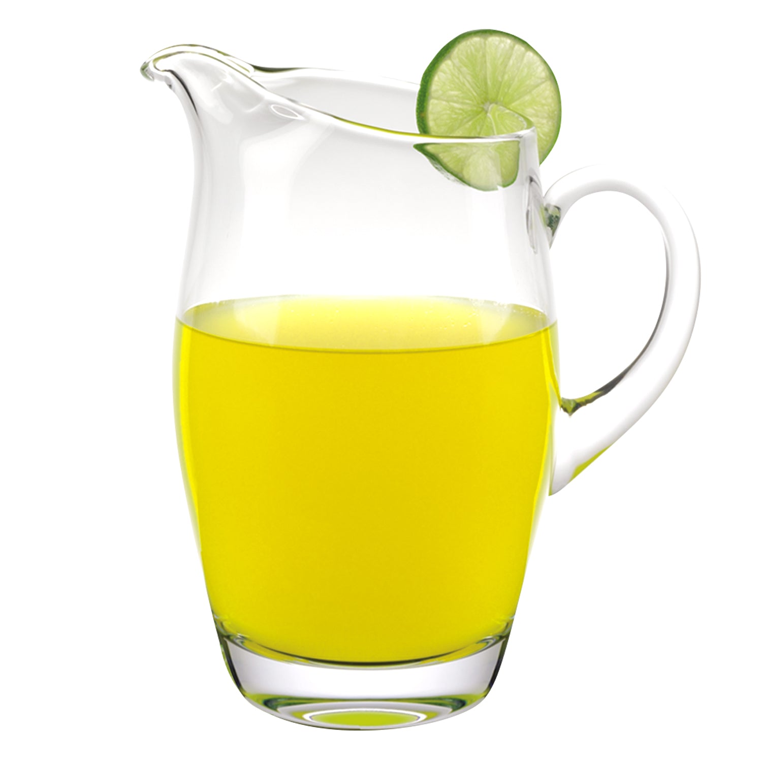 9 Mouth Blown Crystal Barrel Water Juice Or Iced Tea Pitcher 54 Oz-Barware and Drinkware-DECOROLALA