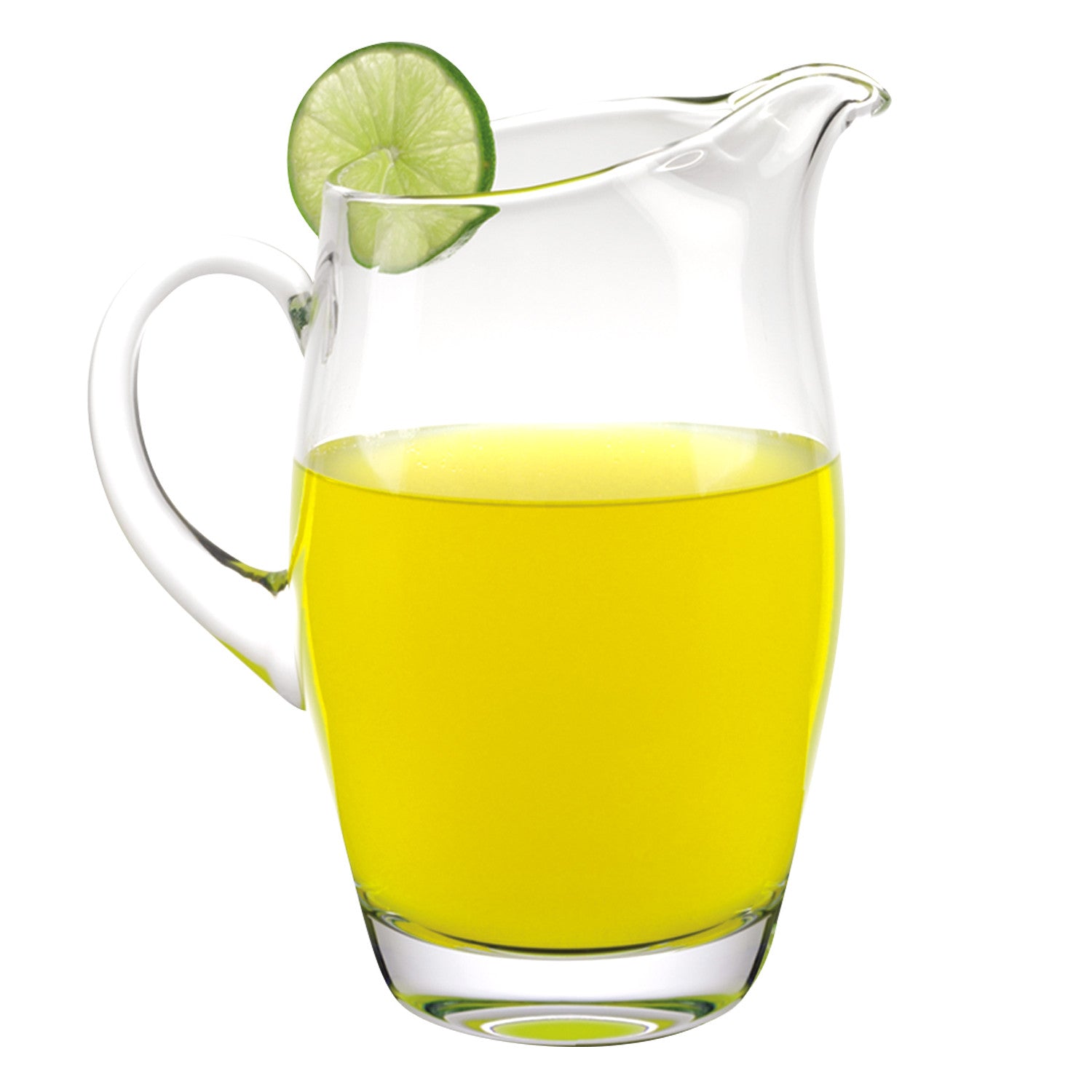 9 Mouth Blown Crystal Barrel Water Juice Or Iced Tea Pitcher 54 Oz-Barware and Drinkware-DECOROLALA