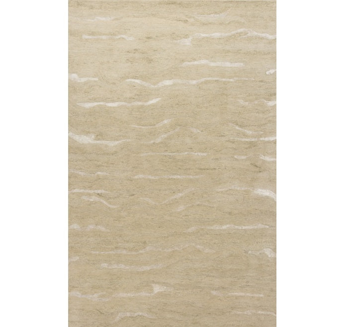 9' X 12' Beige Wool Hand Tufted Area Rug-Area Rugs-DECOROLALA