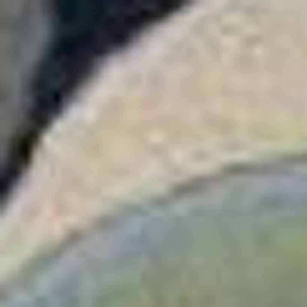 9' X 12' Ivory Blue And Green Wool Tropical Botanical Hand Tufted Area Rug-Area Rugs-DECOROLALA