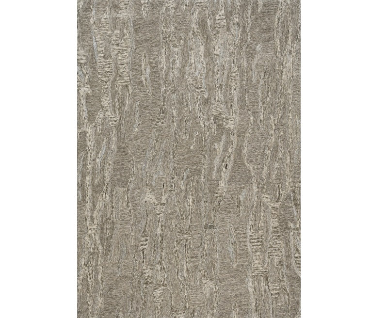 9' X 12' Sand And Gray Wool Abstract Hand Tufted Area Rug-Area Rugs-DECOROLALA