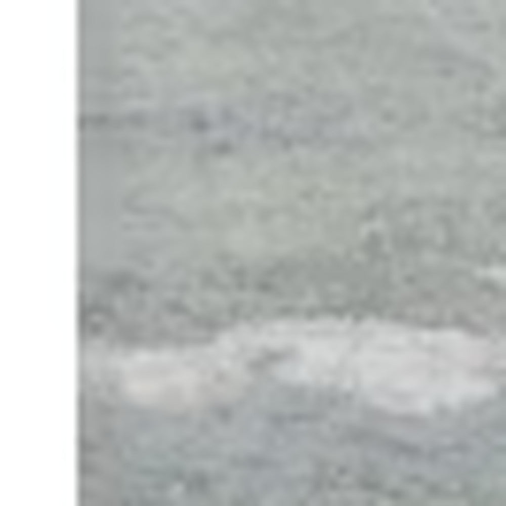 9' X 12' Slate Gray And Ivory Wool Abstract Hand Tufted Area Rug-Area Rugs-DECOROLALA