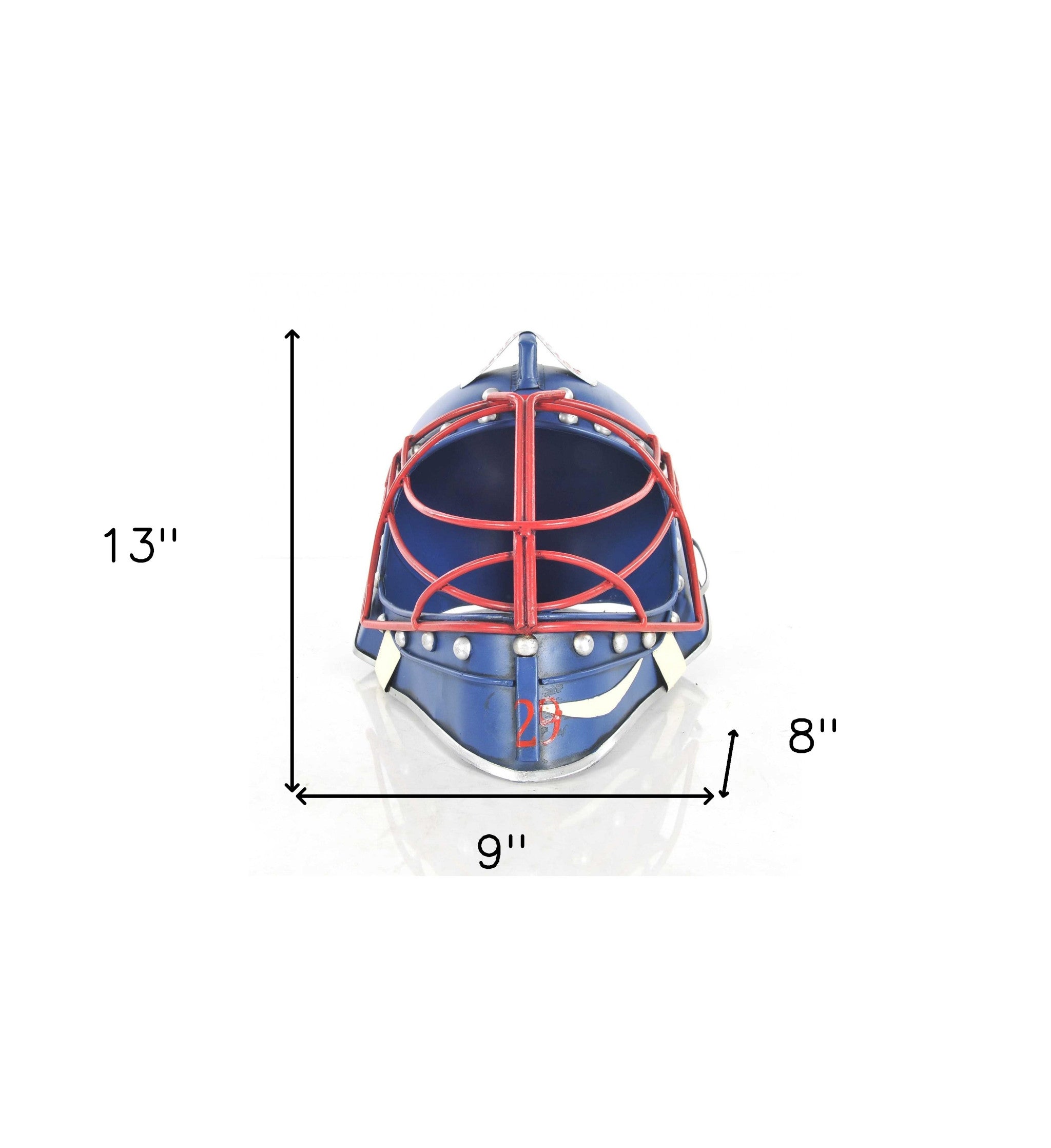 9" X 13" X 8" Baseball Helmet-Sculptures-DECOROLALA